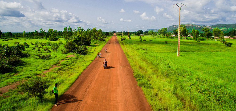 Road in Benin Africa