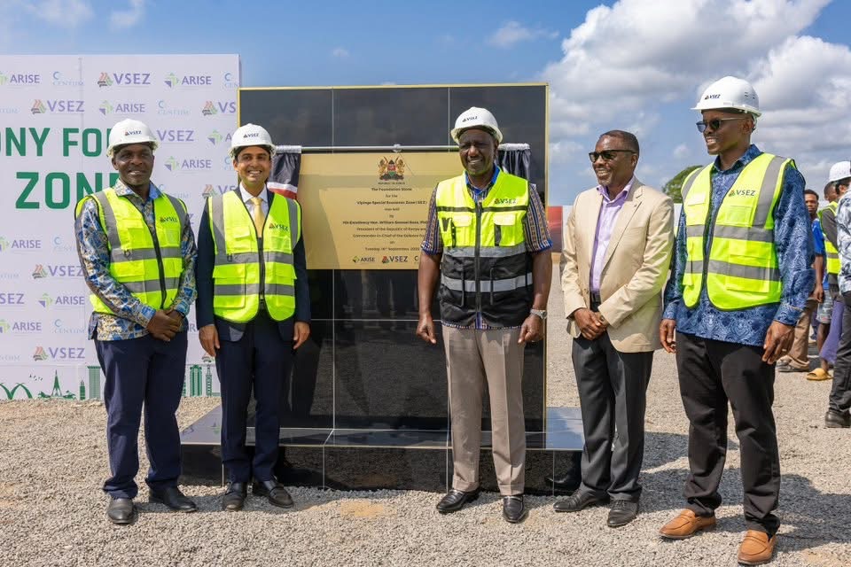 Kenya reaffirms industrial leadership at the ARISE IIP-KENYA Investment Forum 2025 with Vipingo Special Economic Zone foundation stone laying ceremony and landmark investment deals